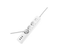 Xiaomi Mi Power Strip Câble d'extension 1,4 m 3 sorties CA Intérieur Blanc