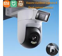 Xiaomi Mijia extérieur IP66 étanche double objectif caméra 4 WiFi 6 couleur Vision nocturne son lumière avertissement caméra de sécurité Only China Servers