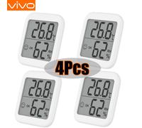 Xiaomi Mijia Mini LCD thermomètre numérique hygromètre intérieur température ambiante humidité mètre capteur jauge Station météo ensemble White 4pcs