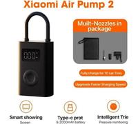 Xiaomi - Pompe à pneu électrique - Compresseur d'air électrique portable - Gonfleur de pneu électrique - Connexion USB-C - Gris