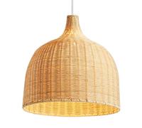XIAOYINGU Grand Abat-Jour De Lustre Lampe À Suspension Simple De 45 Cm Lampe À Suspension en Bambou Et Rotin Lampe Suspendue Bohème pour Restaurant Plafonnier pour Chambre À Coucher
