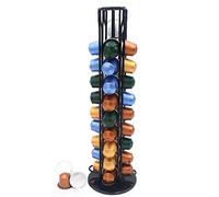 XIAPIA Rangement Capsule pour Nespresso, Porte Dosette pour Nespresso 360 Degrés, Distributeur Capsule Café 40pcs, Support Dosette Presentoir de Sapsule de Café, Idéal Cadeau d'Anniversaire Noël