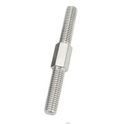 XIBIO 2 pièces M6 Filetage Gauche et Droite Tige filetée à Double extrémité M6 M8 Barre de Filetage Positif et négatif boulons vis 304 Acier Inoxydable (Color : M6x90mm-2pcs)