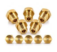 Xiciki 5Pcs Gicleur Gaz Butane Universels, 0.5/0.7/0.87/1.02 Injecteur Gaziniere Gaz Bouteille Kit de Conversion Gicleur Gaz Bouteille, pour Brûleur Cuisinière au Propane et Gaz de Ville