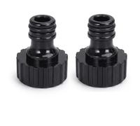 Xiciki Lot de 2 raccords de tuyau Gardena de 2,54 cm - Raccord de robinet Gardena - Raccord de 2,5 cm - Pour tuyau d'arrosage