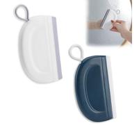 Xiciki Lot de 2 raclettes de douche, racloirs de douche, grattoir à verre | Raclette en silicone pour vitre et petite vitre de douche pour portes, voiture, salle de bain, cuisine