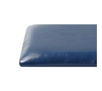 XIEMINLE Coussin de banc en cuir imperméable et doux pour chaise de salle à manger 2, 3 ou 4 places, antidérapant (70 x 40 cm, bleu foncé)