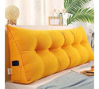 XIEMINLE Oreiller lombaire triangulaire pour tête de lit pour baie vitrée, tatami, canapé, chambre à coucher, appui-tête de lit, support dorsal, coussin dossier de lecture, oreiller de lecture de