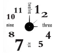 XII DIY Unique Horloge Murale KXD0022 - Unisex - Réglable - Quartz