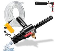 XIIW Adaptateur SDS MAX vers 1 1/4" UNC pour Carotteuse Beton - Avec Pompe + 4 M Tuyau, Arrosage Automatique, pour Trépan Béton Couronne de Forage Diamantée, Scies Cloche, Foret carotteur