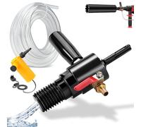 XIIW Adaptateur SDS PLUS vers 1 1/4" UNC pour Carotteuse Beton - Avec Pompe + 4 M Tuyau, Arrosage Automatique, pour Trépan Béton Couronne de Forage Diamantée, Scies Cloche, Foret Carotteur