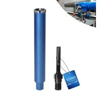 XIIW Couronne de Forage Diamantée Ø 52mm L460 avec SDS-MAX Adaptateur | Foret à Carotter de Carottage Turbo 10mm pour Carotteuse, 1 1/4" UNC, pour Béton Armé Lavé Granit Maçonnerie, Trépan Diamant
