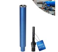 XIIW Couronne de Forage Diamantée Ø 62mm L460 avec SDS-MAX Adaptateur | Foret à Carotter de Carottage Turbo 10mm pour Carotteuse, 1 1/4" UNC, pour Béton Armé Lavé Granit Maçonnerie, Trépan Diamant