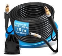 XIIW Tuyau Déboucheur Canalisation 15m 500bar Compatible avec Kärcher K2-K7
