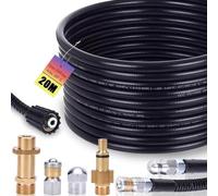 XIIW Tuyau Déboucheur Canalisation 20m Compatible avec Kärcher K2-K7 &Lavor