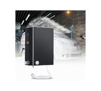 XILYZMO Canon À Mousse Lavage Auto Acier Inoxydable, Nettoyeur Haute Pression Commercial 2 1, Système Nettoyage Puissant avec Tuyau Rétractable 10m, 80W Protection Contre(Zwart)