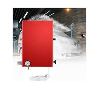 XILYZMO Canon À Mousse Lavage Auto Acier Inoxydable, Nettoyeur Haute Pression Commercial 2 1, Système Nettoyage Puissant avec Tuyau Rétractable 10m, 80W Protection Contre(Rosso)