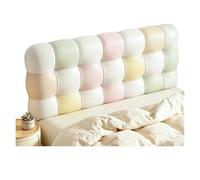 XILYZMO Tête Lit Tapissée, Coussin Lecture Panneau Mural, Dossier Épais Similicuir sans Perçage Adhésif Décoration Chambre(D,120x60x10cm)