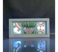 Xinchangda Code Geass Lelouch of the Rebellion Papercut Light, Anime CC Lulu Paper Carving Lamp with Remote Anime Paper Cut Lighting for Bedroom