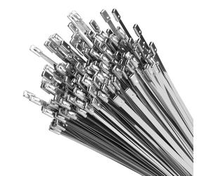 XINGO 200 Pièces Collier de Serrage Métallique, 300mm* 4,6mm, Résistance à la traction de 136 KG, Serre Cable Pour Enroulement D'échappement