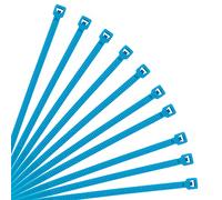 XINGO 500 pièces Colliers de Serrage professionnelles, Bleu-300mm x 3.6mm, Autobloquant, Attache Câble Résistant aux UV, Idéale pour l'intérieur et l'extérieur