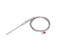 XINL Thermocouple de Type K, sonde de capteur de température de détecteur 0~600℃ en Acier Inoxydable pour thermomètre pour émetteur numérique pour Instrument de contrôle(Paragraphe Ordinaire, 4m)