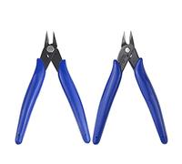 XINMEIWEN Lot de 2 mini pinces coupante pour fils électriques Pince coupante électronique de précision Mini Pince coupante pour les besoins de coupe ultra-fine (Bleu)