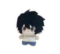 Xinnice Death Note Coussin Dessin animé Lumière Yagami/Lawliet L Personnage d'anime Doux Figure Sac à dos Pendentif Canapés Décorations Objets de collection pour les fans d'anime, 12 cm