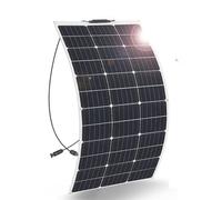 XINPUGUANG Panneau Solaire Souple Panneau Solaire 12v 100W Panneau Photovoltaique Panneau Solaire flexible Ultraléger Mince Étanche pour Camping-car Toit Camping-car Caravane Bateau (100W)