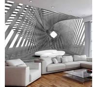 XINRUYI Papier peint 3D décor géométrique gris papier peint mural stickers artistiques décoration pour chambre et salon
