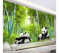 XINRUYI Papiers peints 3D motifs de bambous et pandas revêtements muraux stickers artistiques décoration de chambre et de salon