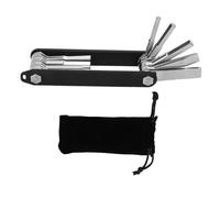 XinrZythrop Outil multifonction 10 en 1 avec clé hexagonale, ensemble de clés hexagonales pliantes incluant un tournevis, outil portable multi-fonctions pour équipements photographiques,