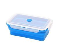 Xinsheinelry Boîte à Pliante en Silicone Boîte à Lunch Portable Pliable pour la Vaisselle Alimentaire Bol Boîte à Lunch Vaisselle Lunch Containers pour Femmes Adultes pour l ' école Passe Micro-Ondes