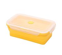 Xinsheinelry Boîte à Pliante en Silicone Boîte à Lunch Portable Pliable pour la Vaisselle Alimentaire Bol Boîte à Lunch Vaisselle Lunch Containers pour Femmes Adultes pour l ' école Passe Micro-Ondes