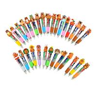 Xinsheinelry Ensemble de stylos à bille Hydrochoerus multifonctions 4 couleurs multicolores pour écriture lisse pour étude et maison