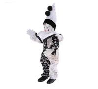 Xinsheinelry Figurine de Clown en Porcelaine Artisanale avec Un Design Antique, des détails complexes et Une Expression Amusante du Visage, décoration de Bureau à Domicile, Ornement de Clown