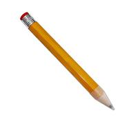 Xinsheinelry géants en bois de 12, 99 pouces Gros crayon avec capuchon et gomme pour décorations de la maison/accessoires/écoliers écriture/cadeaux pour étui pour taille-crayon pour