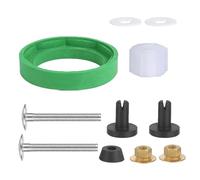 Xinsheinelry Kit complet de réparation de réservoirs de toilettes comprenant des joints, des boulons, des écrous et des rondelles pour une installation rapide par bricoleur AS7387560070A Ensemble de
