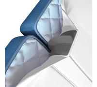 Xinsheinelry Remplisseur de Matelas en Flanelle avec Bords élastiques pour lit Double 190x200cm, Drap-Housse élastique à Confort amélioré