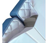 Xinsheinelry Remplisseur de Matelas en Flanelle avec Bords élastiques pour lit Double 190x200cm, Drap-Housse élastique à Confort amélioré