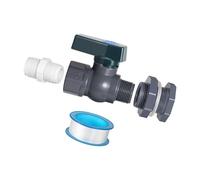 Xinsheinelry Seau à eau avec robinet d'eau robuste de 7,6 cm à valve pour aquariums de jardin, remplacement pour irrigation extérieure, inverseur d'eau de jardin