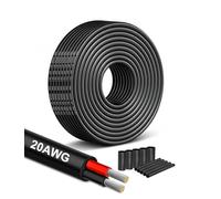 XINWANG UL2464 20AWG Câble Basse Tension 2 Fils, Rouge/Noir, 10m | Cuivre étamé multibrin avec gaine PVC souple pour LED, automobile, capteurs et circuits basse tension 5V/12V/24V