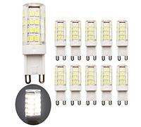 XINYANSEE 10 pièces G9 Ampoule LED 5W Equivalent 40W Halogène Blanc froid 6000K 400lm AC 220V-240V 360 Degrés D'angle De Faisceau Non-Dimmable