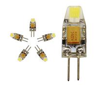 XINYANSEE 5 pack G4 Ampoule LED Lampe Blanc Froid 6000K Spotlight 1.5W COB-0705 Bright 130Lumen Économie d'énergie Ampoule Lampe AC/DC 12V