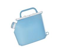 XINYIN de rangement de cuisine, récipient alimentaire en, Blue | Couvercle scellé, bec coudé, marques de mesure pour la préparation des repas et la cuisine, organisation du