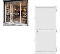 XINZI Moustiquaire pour porte Moustiquaire pour fenêtre Aluminium avec cadre, tissu en fibre de verre Insect Stop pour balcon/salon, 120 x 240 cm Blanc