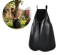 XINZI Sac d'arrosage pour arbres, sac à eau, sac d'arrosage pour arbres en PVC résistant aux UV, pour un système d'arrosage de longue durée, lot de 5, noir