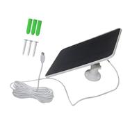 XIOANG Panneau 6W 5V pour caméra de Sonnette avec câble USB et 5M, Petit Panneau extérieur
