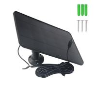 XIOANG Panneau 6W 5V pour caméra de Sonnette avec câble USB et 5M, Petit Panneau extérieur