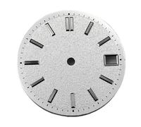 XIOKLM Cadran de Montre 28.5mm for NH35 NH35a, avec fenêtre Date, Montres Couleur Noir et Blanc, Mouvement Automatique, Accessoires, pièces(Dial 1)